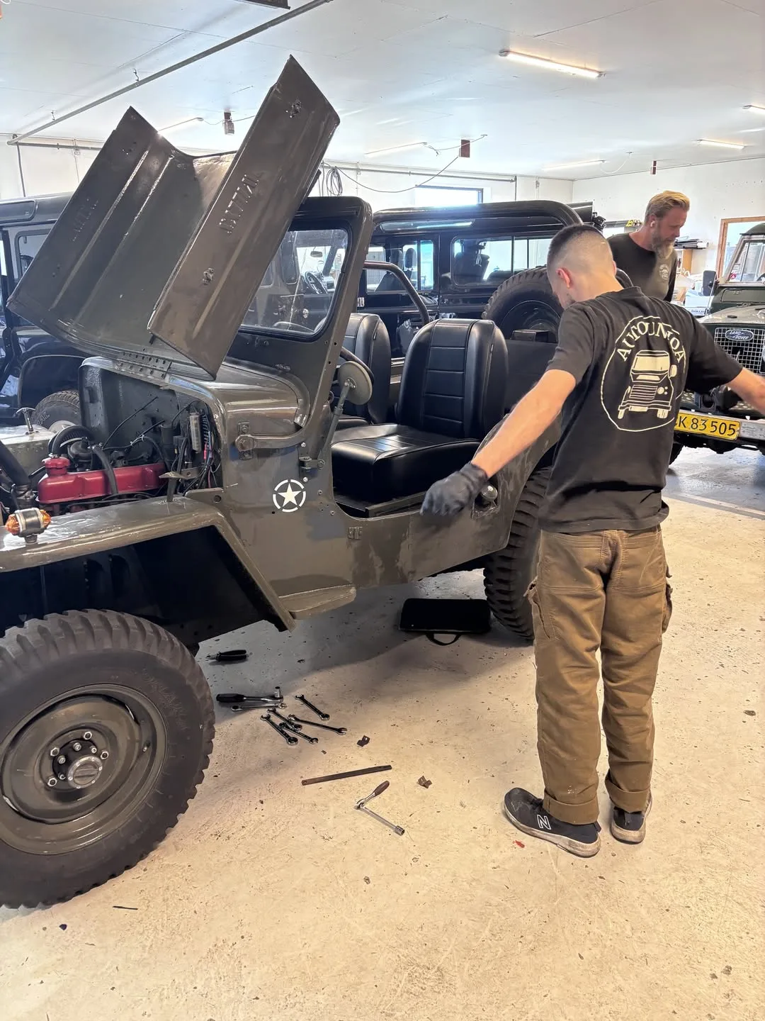 Jeep Willys 1956: fejlfinding uden computer